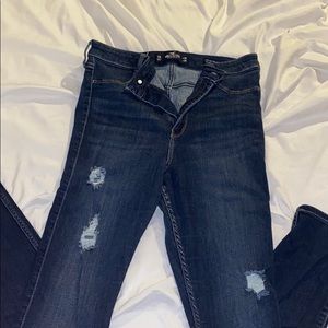 ripped hollister jeans